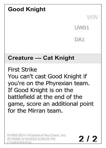 Good Knight - unk Spoiler