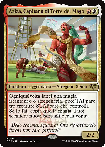 Aziza, Mage Tower Captain - sos Spoiler