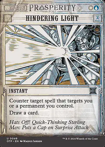 Hindering Light - otp Spoiler