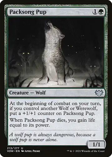 Packsong Pup - vow Spoiler