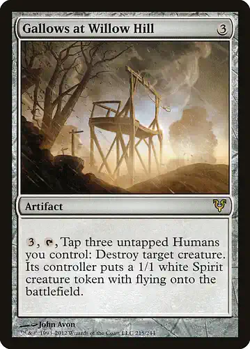 Gallows at Willow Hill - avr Spoiler