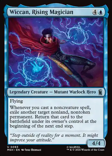 Wiccan, Rising Magician - msh Spoiler
