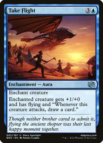 Take Flight - bro Spoiler