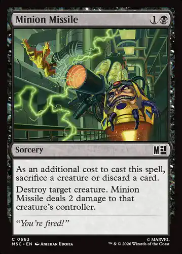 Minion Missile - msc Spoiler