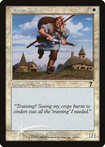 Eager Cadet - 7ed Spoiler