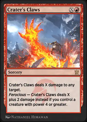 Crater's Claws - ktk Spoiler