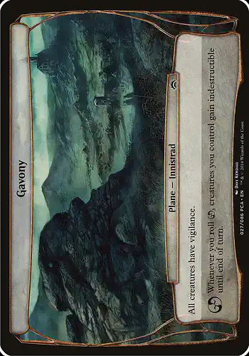 Gavony - pca Spoiler