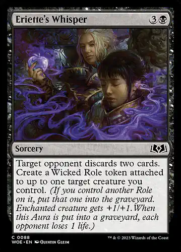 Eriette's Whisper - woe Spoiler