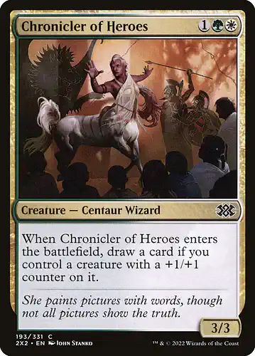 Chronicler of Heroes - 2x2 Spoiler