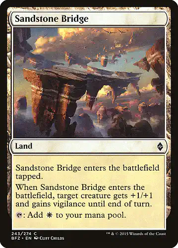 Sandstone Bridge - bfz Spoiler