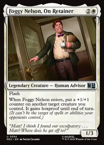 Foggy Nelson, On Retainer - msc Spoiler