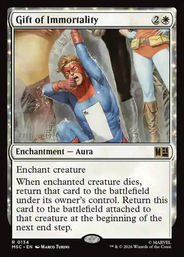 Gift of Immortality - msc Spoiler