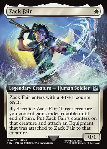 Zack Fair - fin Spoiler