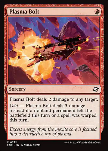 Plasma Bolt - eoe Spoiler