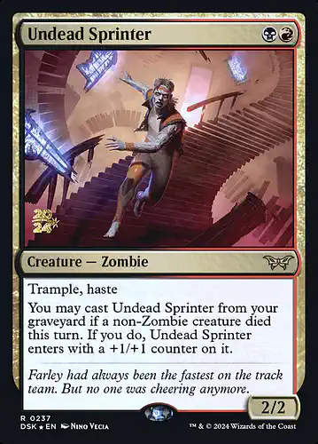 Undead Sprinter - dsk Spoiler