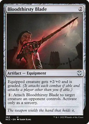 Bloodthirsty Blade - ncc Spoiler