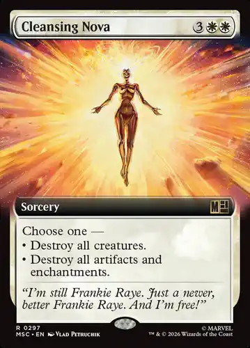 Cleansing Nova - msc Spoiler
