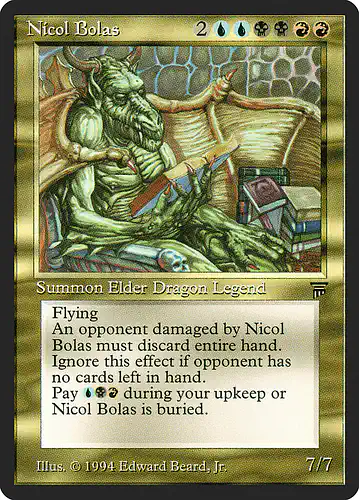Nicol Bolas - leg Spoiler