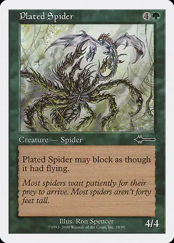 Plated Spider - btd Spoiler