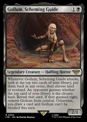 Gollum, Scheming Guide - ltr Spoiler