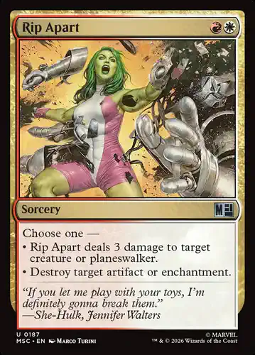 Rip Apart - msc Spoiler