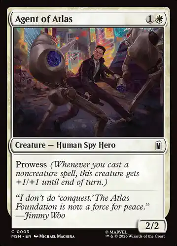 Agent of Atlas - msh Spoiler
