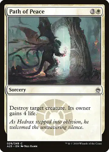 Path of Peace - a25 Spoiler