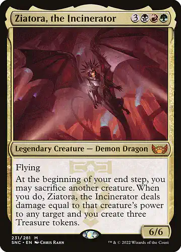Ziatora, the Incinerator - snc Spoiler