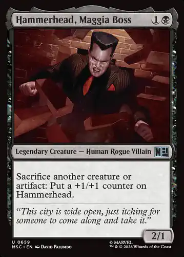 Hammerhead, Maggia Boss - msc Spoiler