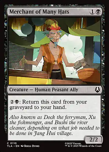 Merchant of Many Hats - tla Spoiler