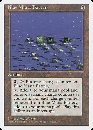 Blue Mana Battery - 4ed Spoiler