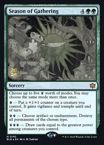 Season of Gathering - blb Spoiler