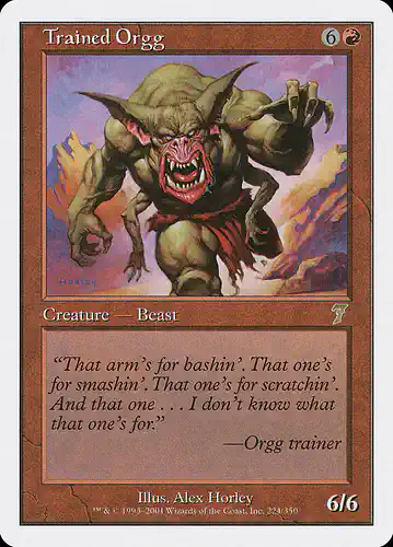 Trained Orgg - 7ed Spoiler