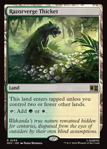 Razorverge Thicket - msc Spoiler