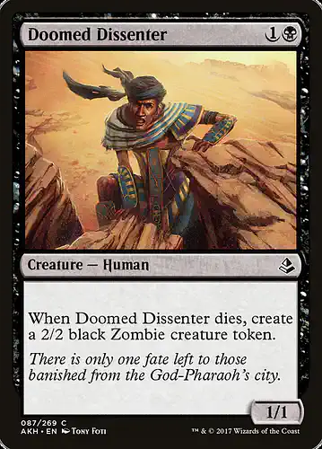 Doomed Dissenter - akh Spoiler