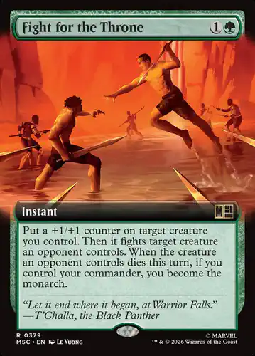 Fight for the Throne - msc Spoiler