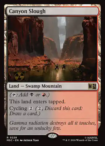 Canyon Slough - msc Spoiler