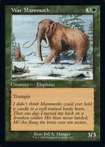 War Mammoth - 30a Spoiler