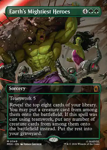 Earth's Mightiest Heroes - msh Spoiler