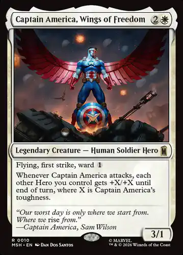 Captain America, Wings of Freedom - msh Spoiler