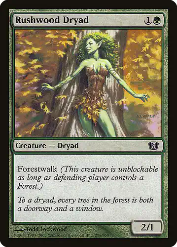 Rushwood Dryad - 8ed Spoiler
