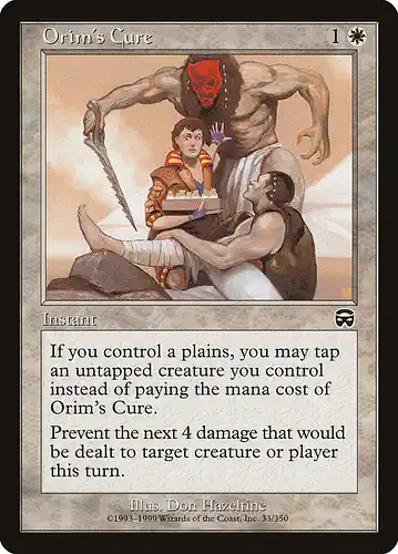 Orim's Cure - mmq Spoiler