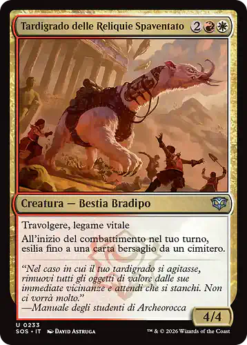 Startled Relic Sloth - sos Spoiler