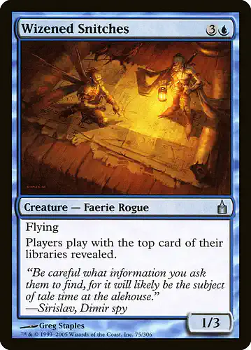 Wizened Snitches - rav Spoiler