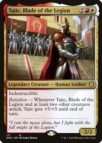 Tajic, Blade of the Legion - dmc Spoiler