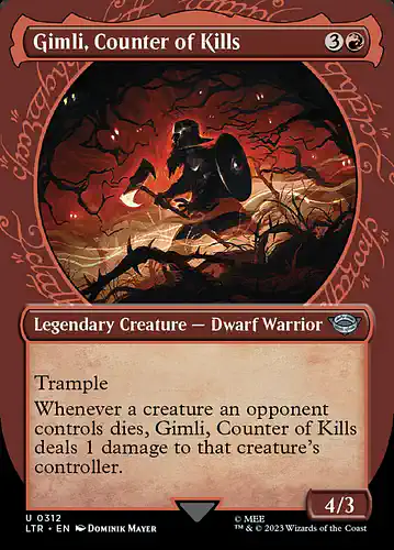 Gimli, Counter of Kills - ltr Spoiler