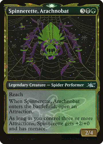 Spinnerette, Arachnobat - unf Spoiler