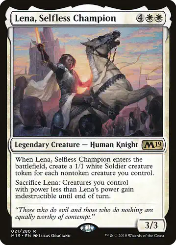 Lena, Selfless Champion - m19 Spoiler
