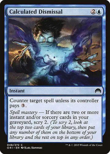 Calculated Dismissal - ori Spoiler