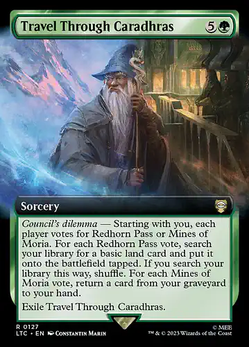 Travel Through Caradhras - ltc Spoiler